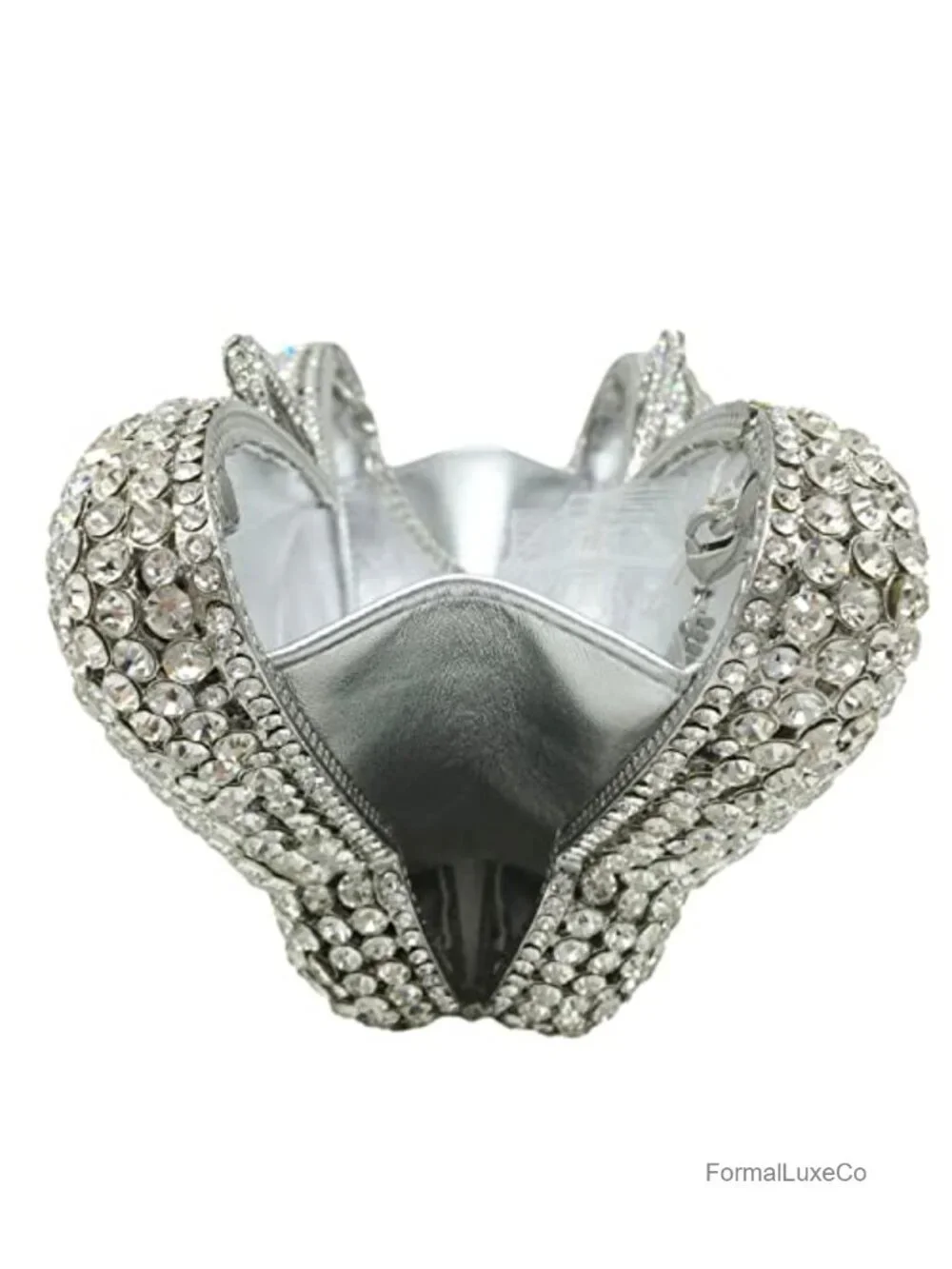 Butterfly Crystal Clutch Evening Bag Rhinestone Handbag Bridal Party Purse